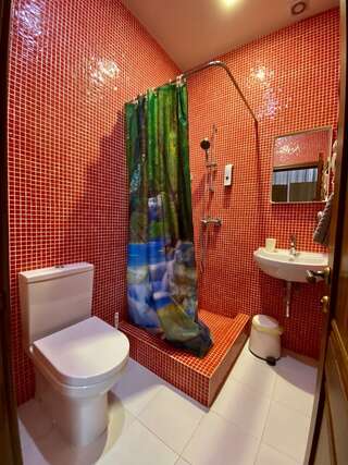 Отель Чкалов Адлер Улучшенный номер с кроватью размера «king-size» или 2 отдельными кроватями-5